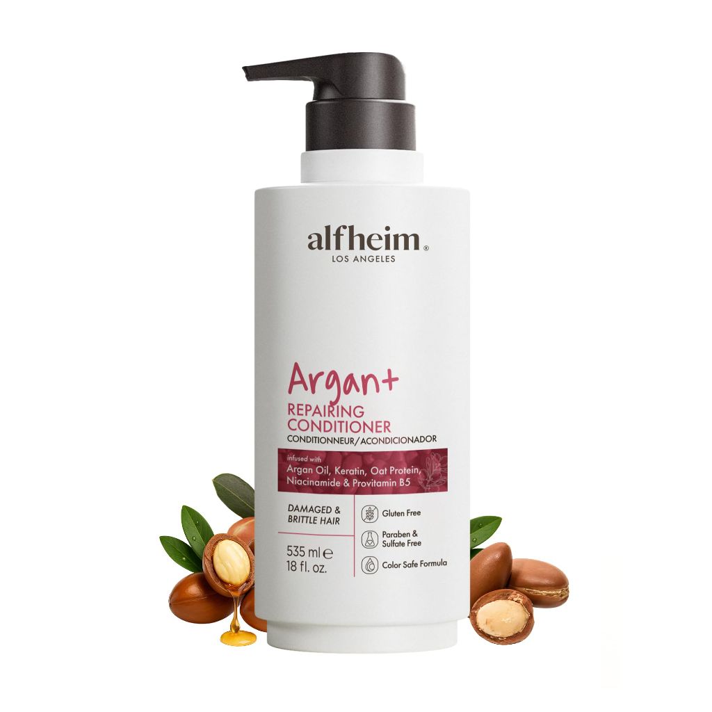 ALFHEIM Argan+ Repairing Conditioner Color Safe, Sulfate Free – 18oz