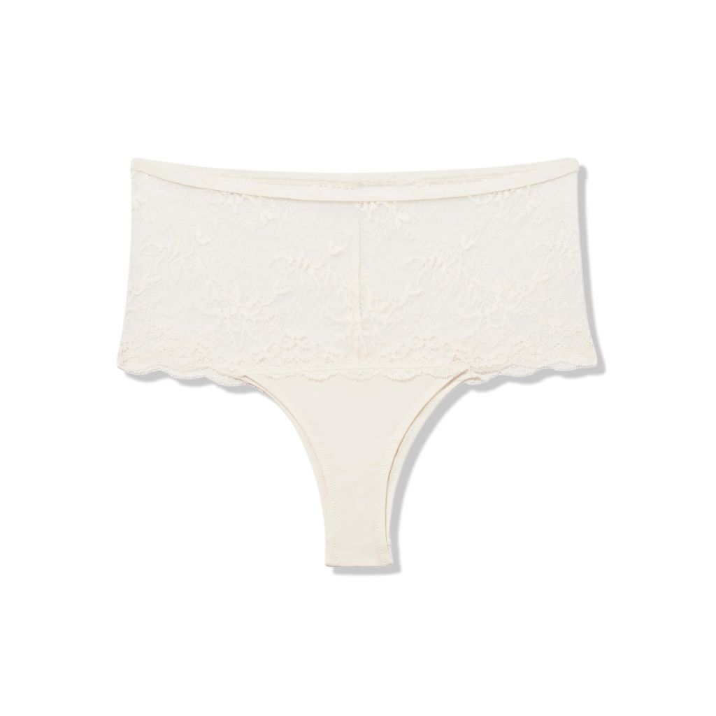 BOSS Lace Hipster Highwaisted Briefs Off-white
