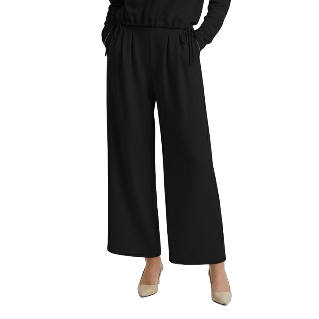 CozyTouch Wide Leg Lounge Pants for Women - Ivory, Medium