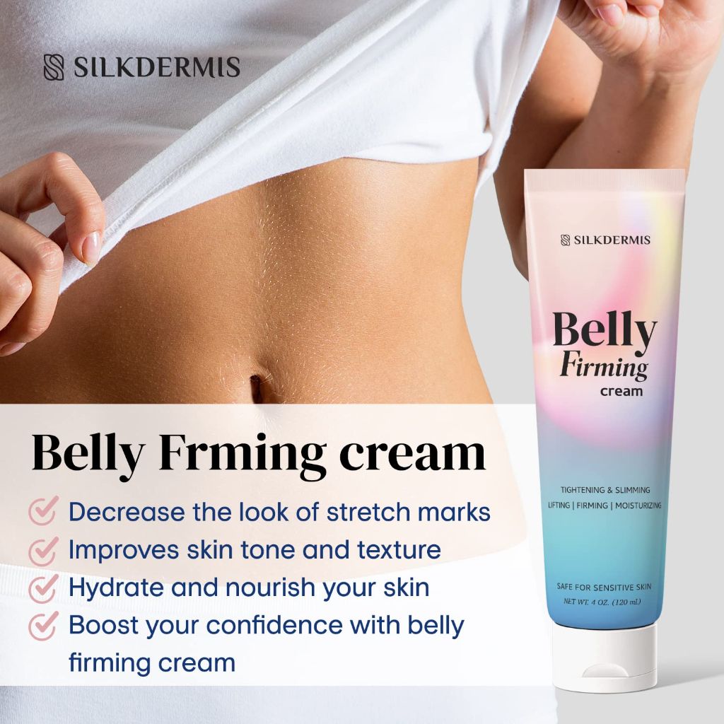 SILKDERMIS B Flat Belly Firming Cream - 4oz.