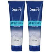 Suave For Men Barber Essentials Strong Hold Hair Gel - 9 fl. oz. (2 Pack)