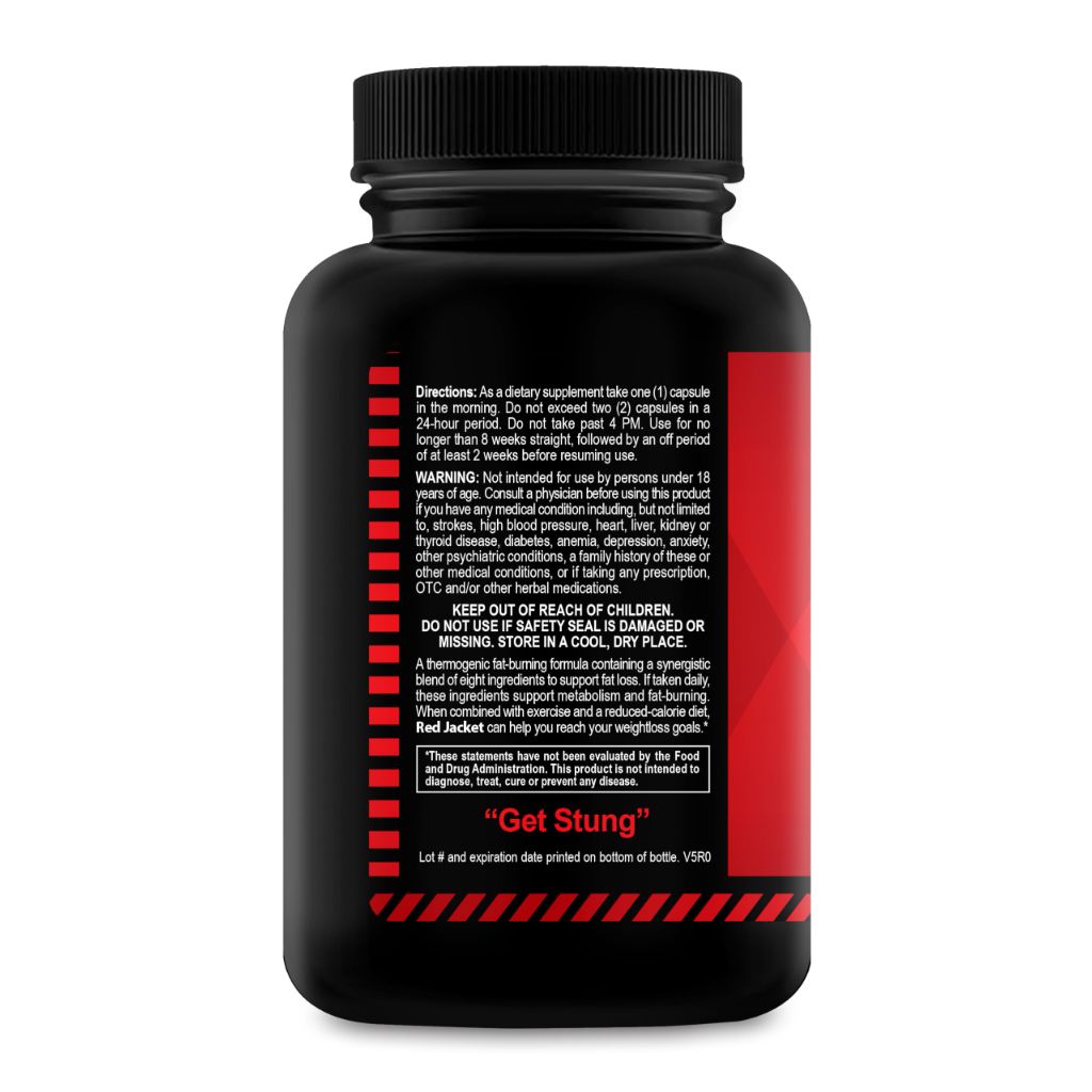 Red Jacket Thermogenic Fat Burner – 60 Capsules