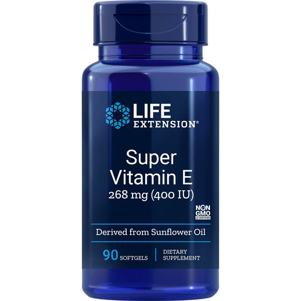 Life Extension Super Vitamin E 268mg (400 IU), 90 Softgels