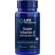 Life Extension Super Vitamin E 268mg (400 IU), 90 Softgels