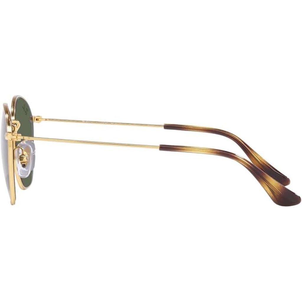 Ray-Ban Kids' Rj9572s 223/71 Rob Round Sunglasses - Arista Gold/Dark Green