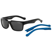 Arnette Men's D-Street AN4211-02 Sunglasses - Plastic/Gloss Black/Fuzzy Blue Frame, 55mm