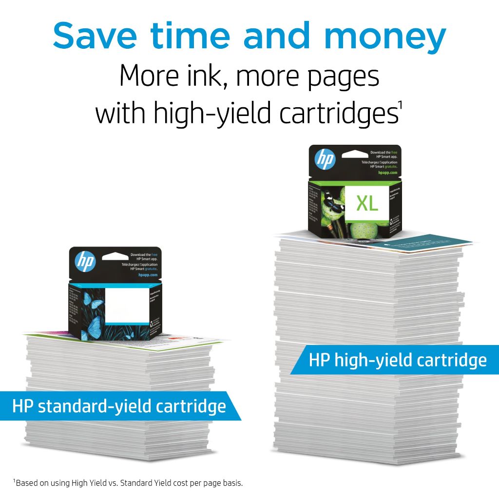 HP 902XL Black + 902 Cyan, Magenta, Yellow Ink Cartridge (Black XL + CMY)