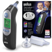 Braun ThermoScan 7 Ear Thermometer with Age Precision - Black Edition
