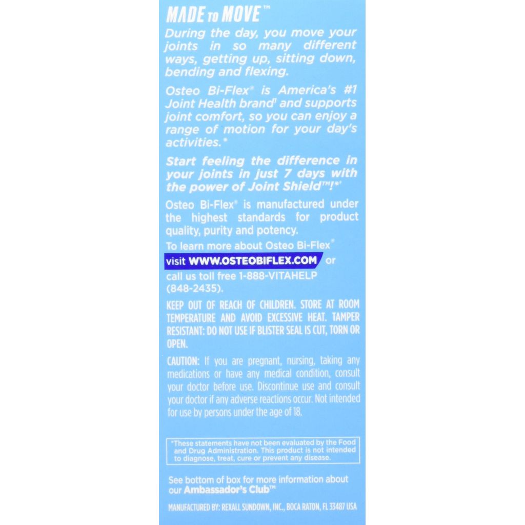 Osteo Bi-Flex Joint Health Ease Mini Tabs a Day Advanced Triple Action UC-II Collagen Formula 70 Count (Pack of 1)