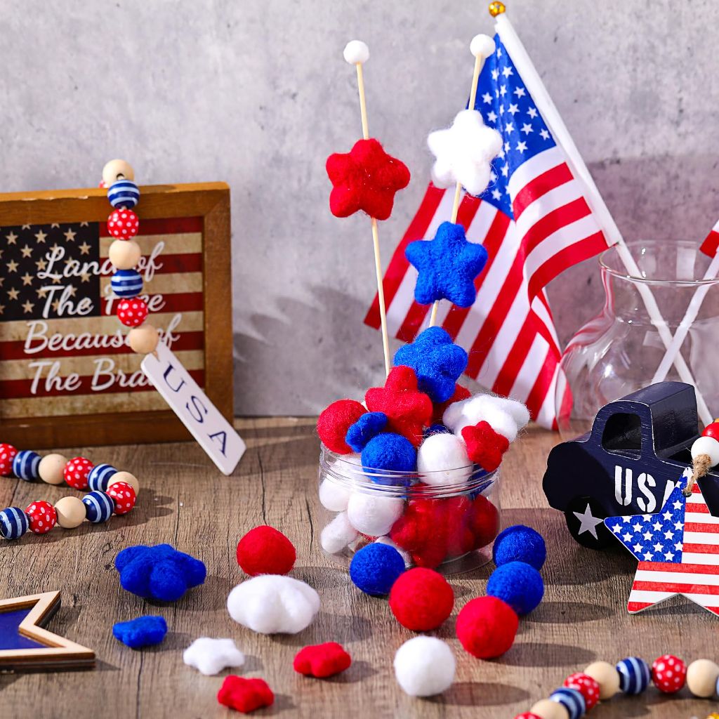 Mindsoft 36 Pcs Veterans Day Decor Vase