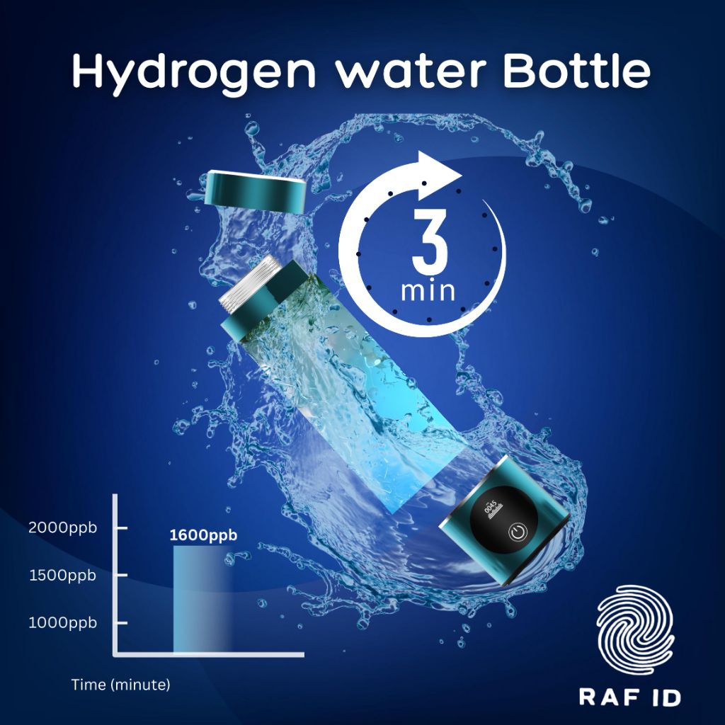 RAFID Hydrogen Water Bottle, 9.5 oz