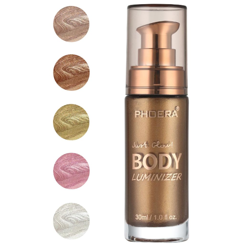 PHOERA Body Luminizer Highlighter, Waterproof Moisturizing  (103 Glistening Bronze)