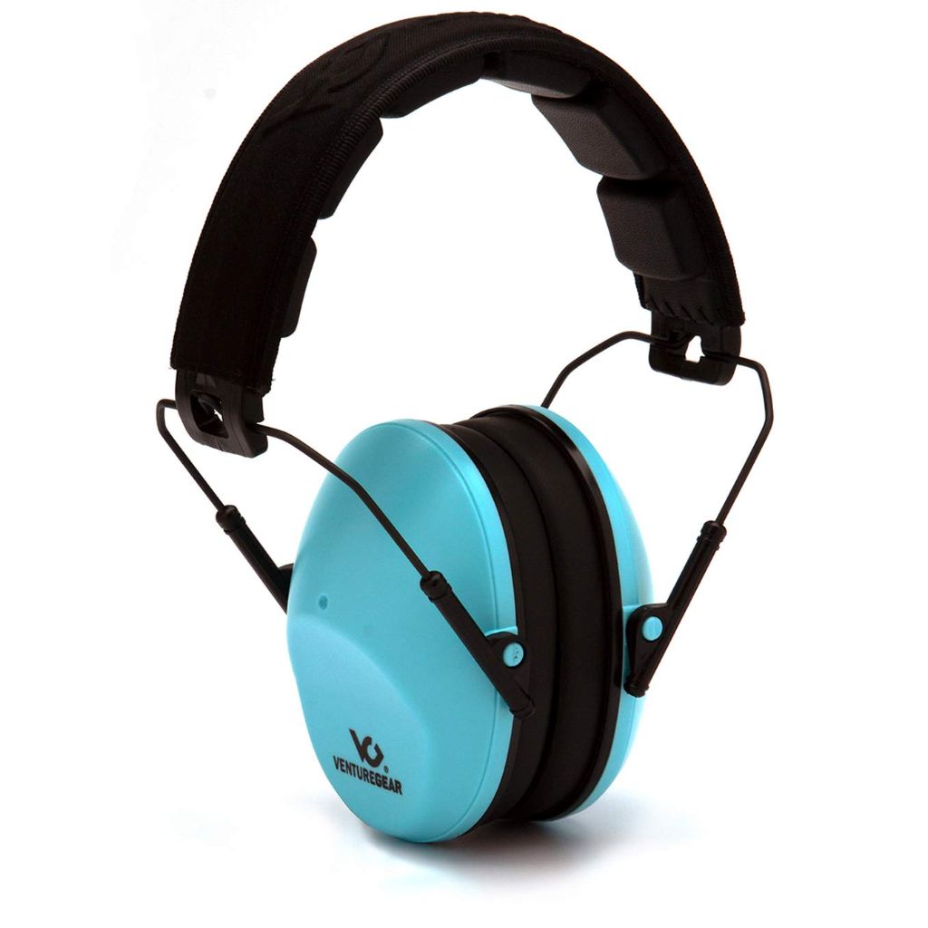 Venture Gear VG90 Series Hearing Protection Earmuff, Powder Blue, VG Clamshell