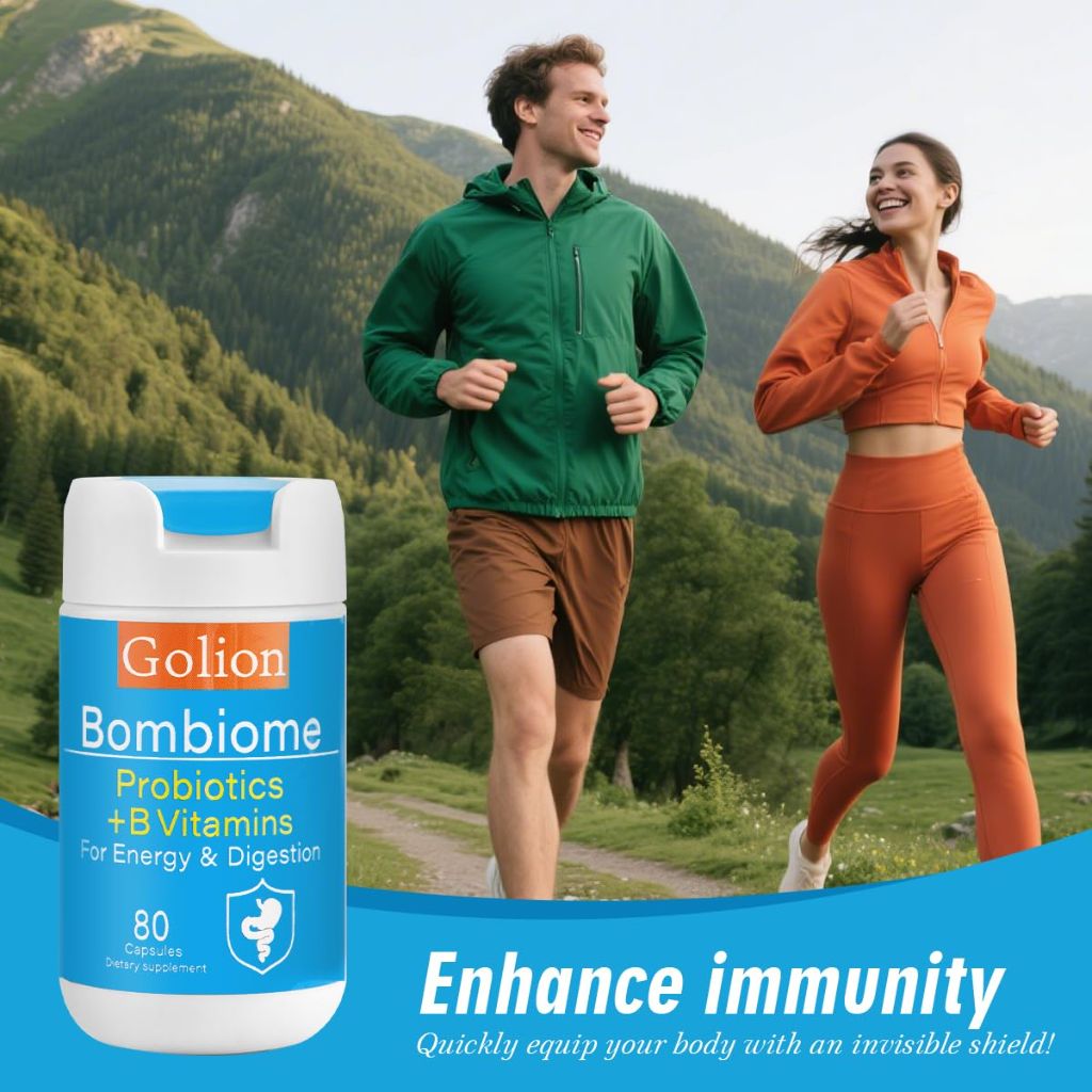 Golion Advanced Probiotics Vitamin B Complex - 40-Day, Unisex