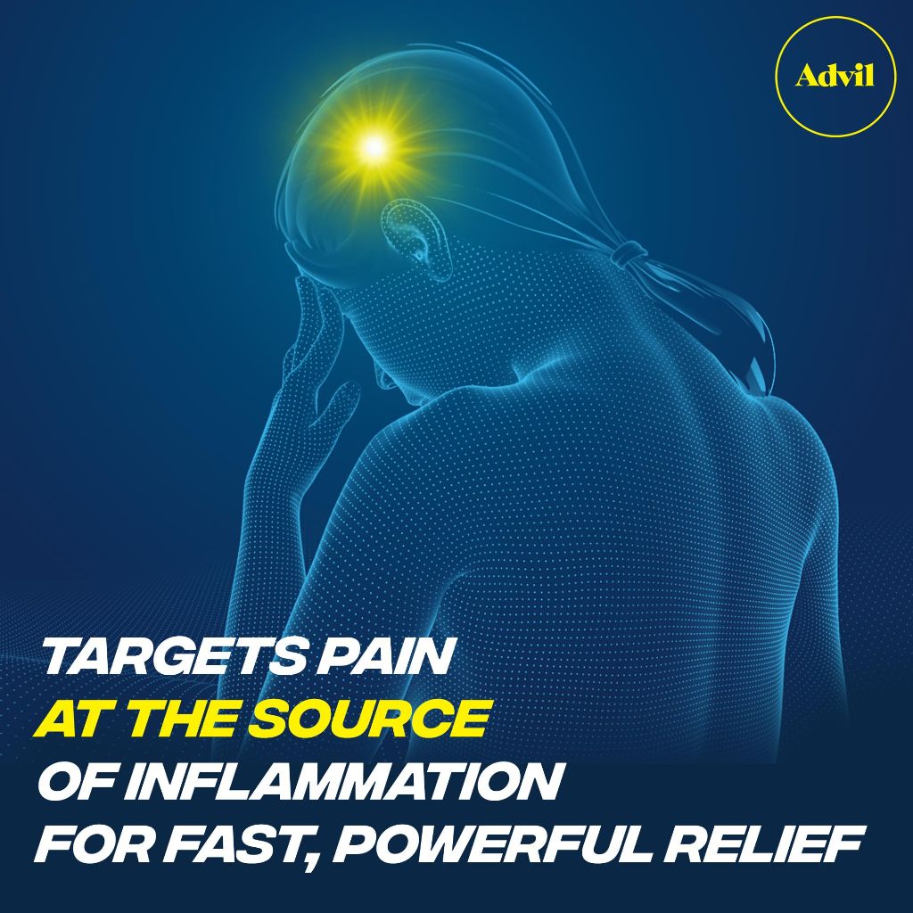 Advil Pain Reliever and Fever Reducer, Ibuprofen 200mg for Pain Relief - 24 Coated Tablets