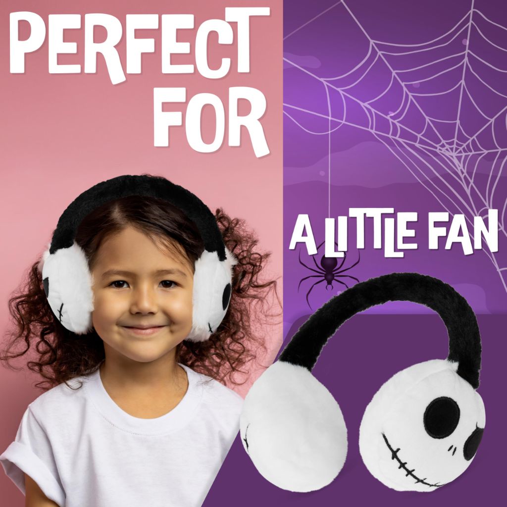 Disney The Nightmare Before Christmas Ear Muffs for Kids (White Jack)