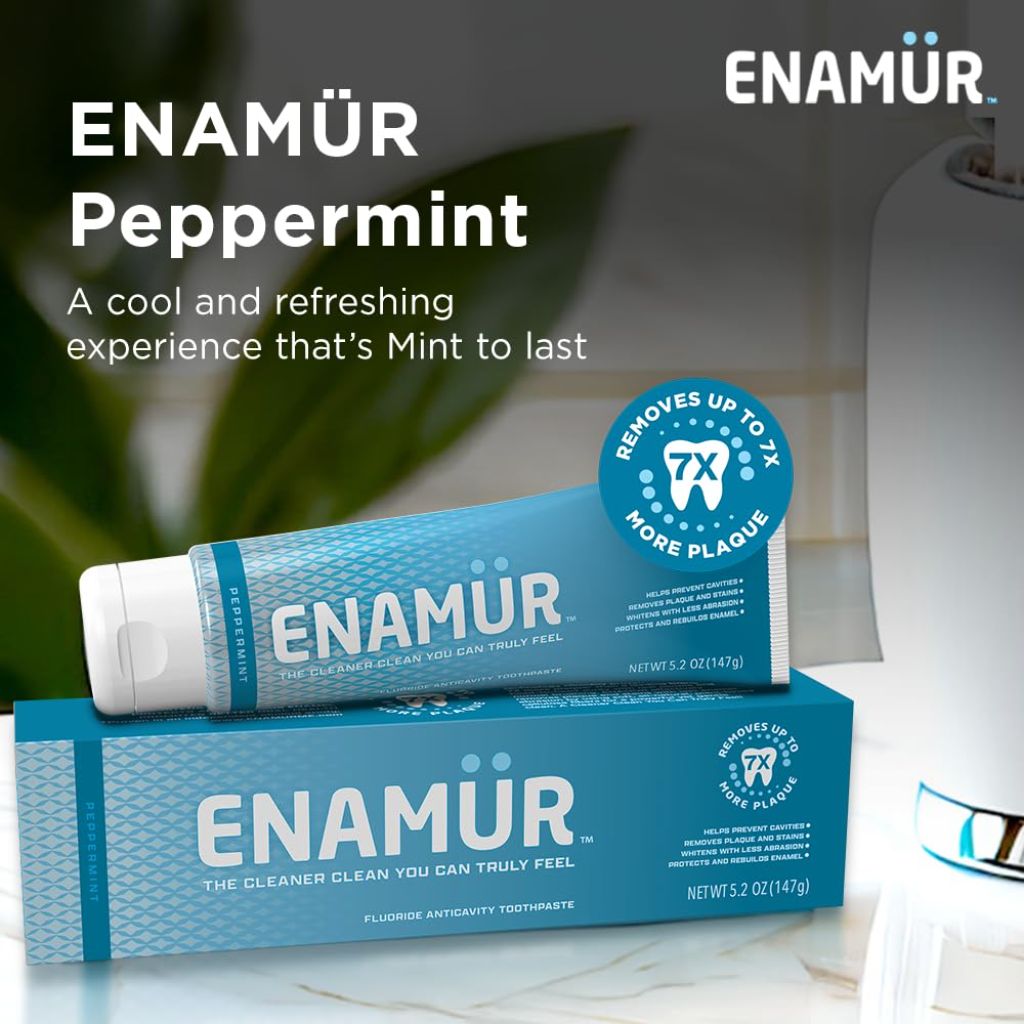 ENAMUR Premium Advanced Oral Care Plaque & Stain Removal Toothpaste - 5.2 oz