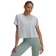 Under Armour Women's Movement Short Sleeve T Shirt, Mod Gray / / Metallic Silver, XX-Large