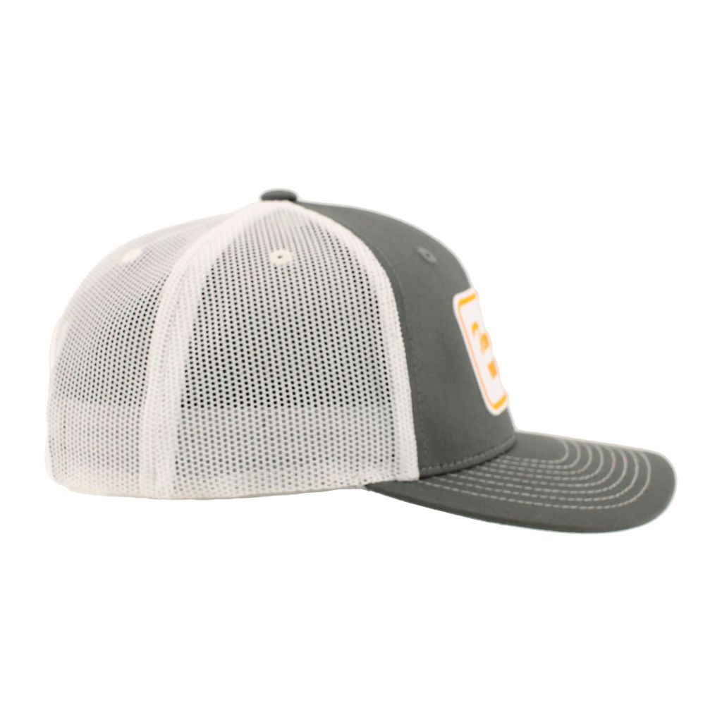 ZHATS Standard NCAA Officially Licensed Trucker Hat Dakota Patch Brick Gray White, Grey, One Size
