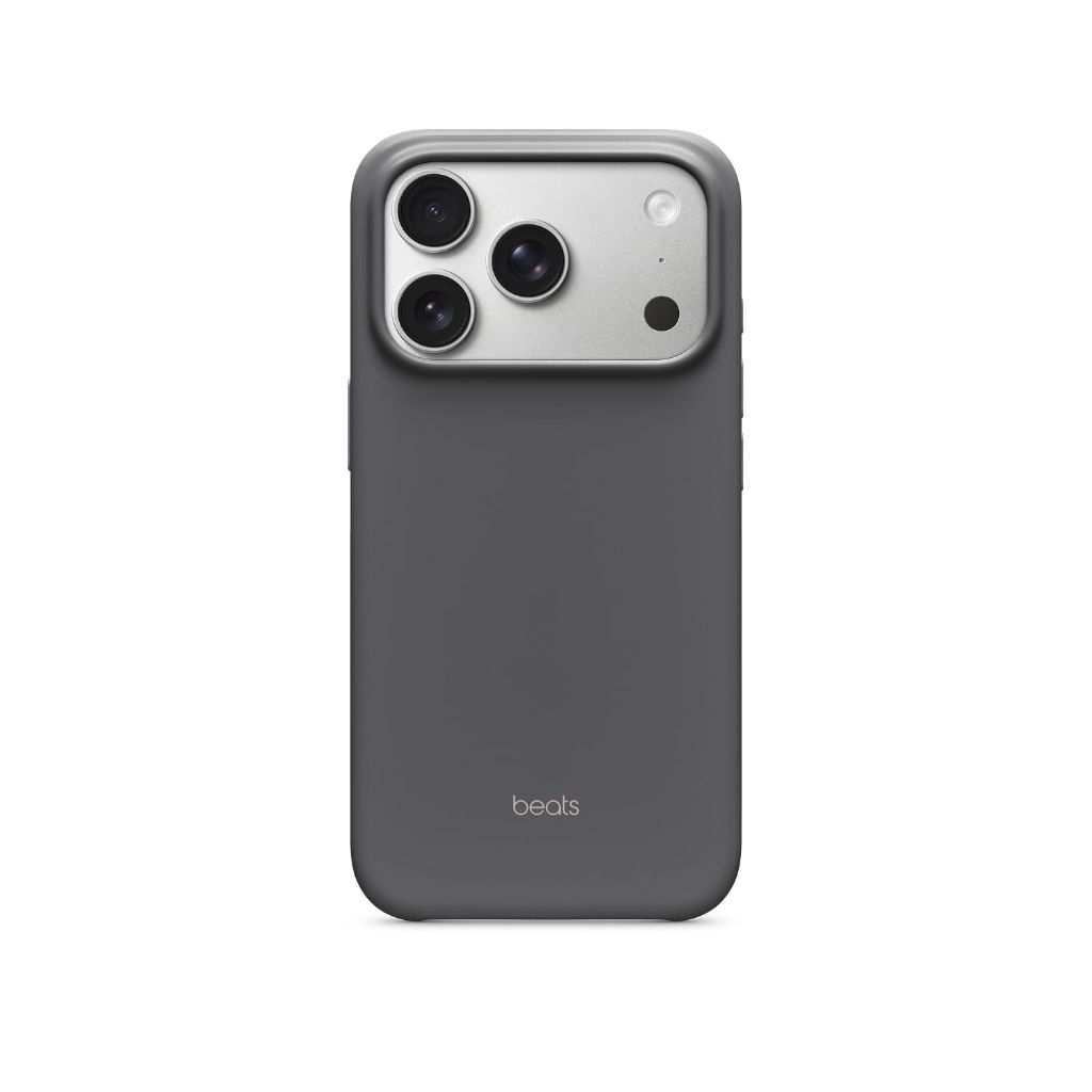 Beats iPhone 17 Pro Case with MagSafe & Camera Control, Matte Finish, Microfiber Lining – Granite Gray