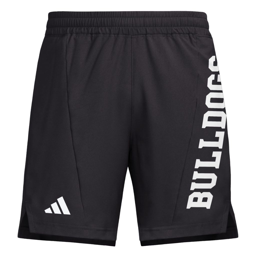 Adidas Men's D4T Woven Mississippi State University Shorts, Black/White/Mississippi State University, Medium/5" Inseam