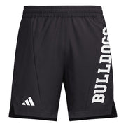 Adidas Men's D4T Woven Mississippi State University Shorts, Black/White/Mississippi State University, Medium/5" Inseam