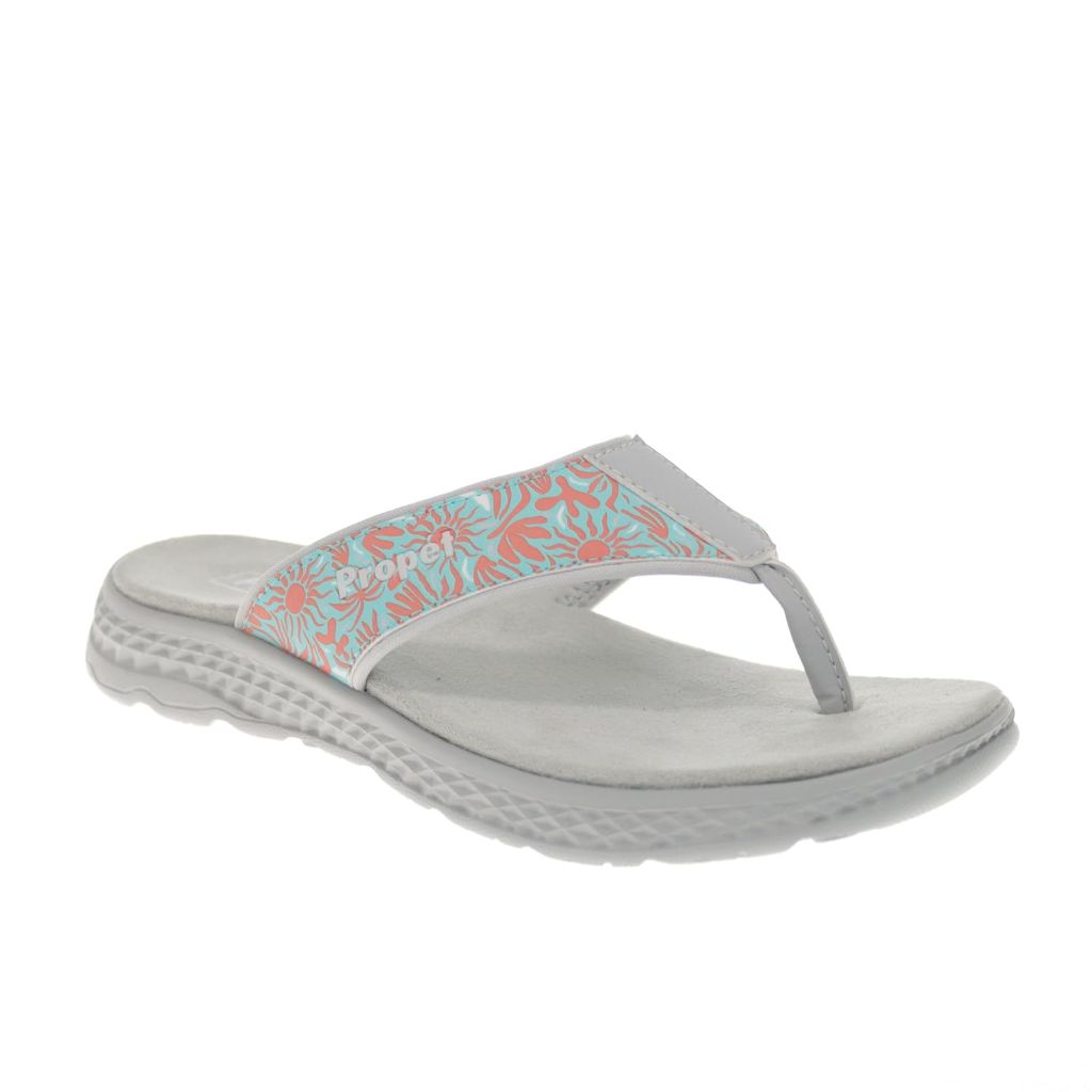 Propét Women's Travel Sandals, Coral Summer - size 5M