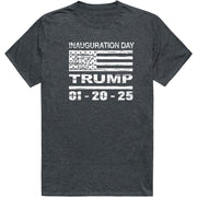 Rapiddominance Men's Distressed Campaign T's Trump 2 T-Shirt - Heather Charcoal, Size XL