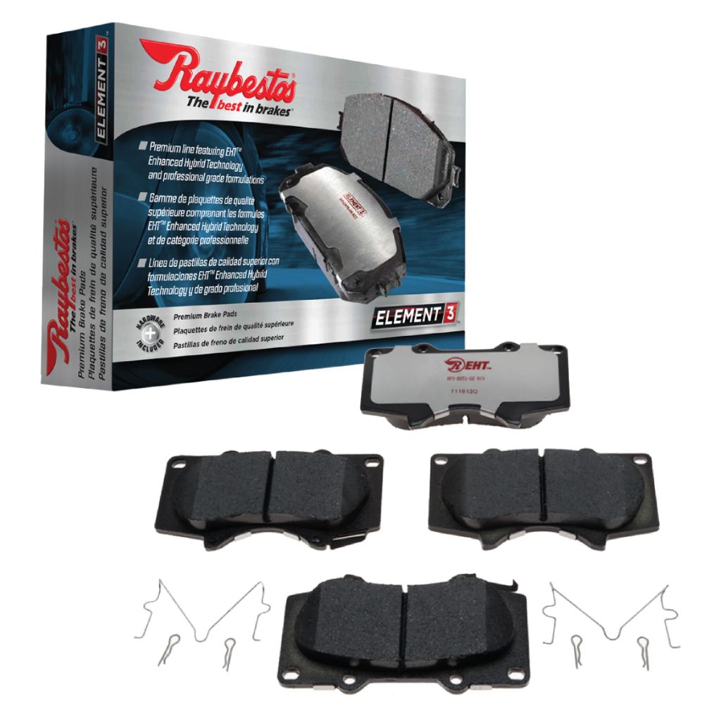 Raybestos Element3 EHT™ Automotive Replacement Front Brake Pad Set for Selectedt Acura, Honda Model Years (EHT787H)