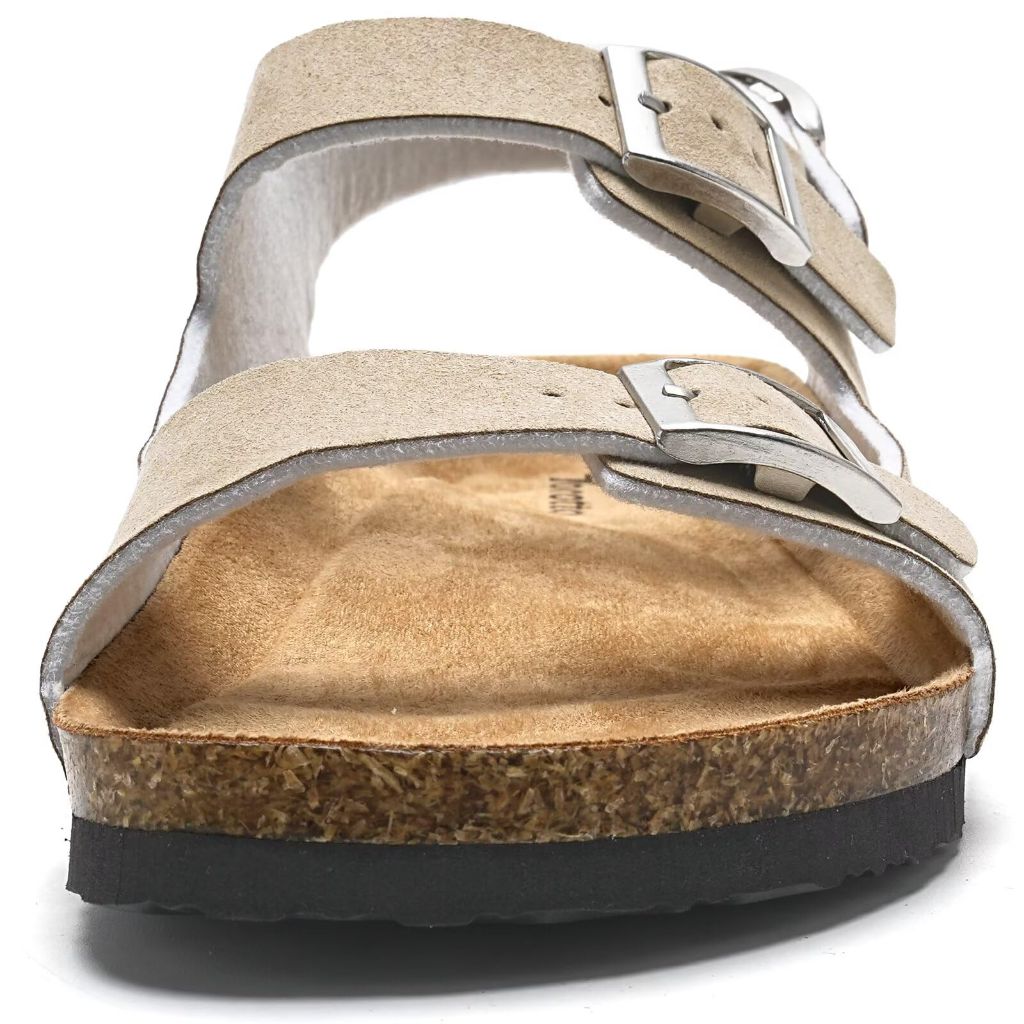 SZ 9 Torotto Womens Sandals with Cork Footbed Open Toe Adjustable Webbing Athletic (750 / Apricot)