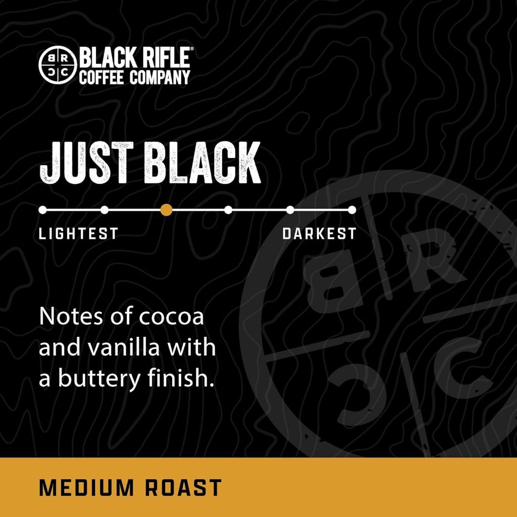 Black Rifle Coffee Company Just Black Medium Roast Keurig K-Cup Coffee Pods, 72ct.