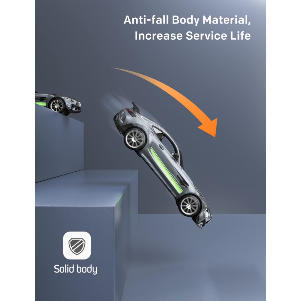 MIEBELY Remote Control Car, Mercedes Benz 1/16 Scale Official Authorized GT R Pro Rc Cars 7.4V 500mAh Rechargeable Battery