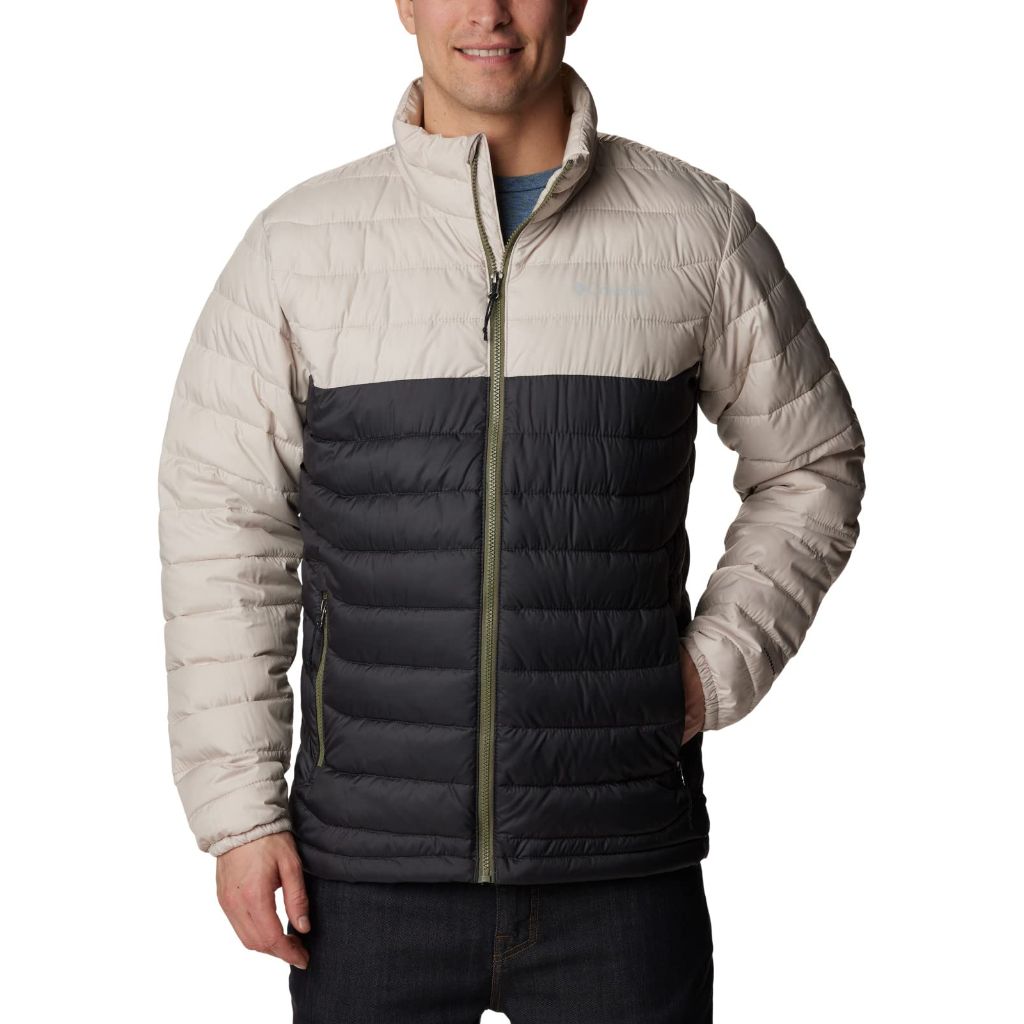Columbia Men's Powder Lite Jacket, Dark Stone/Shark, 1X Big