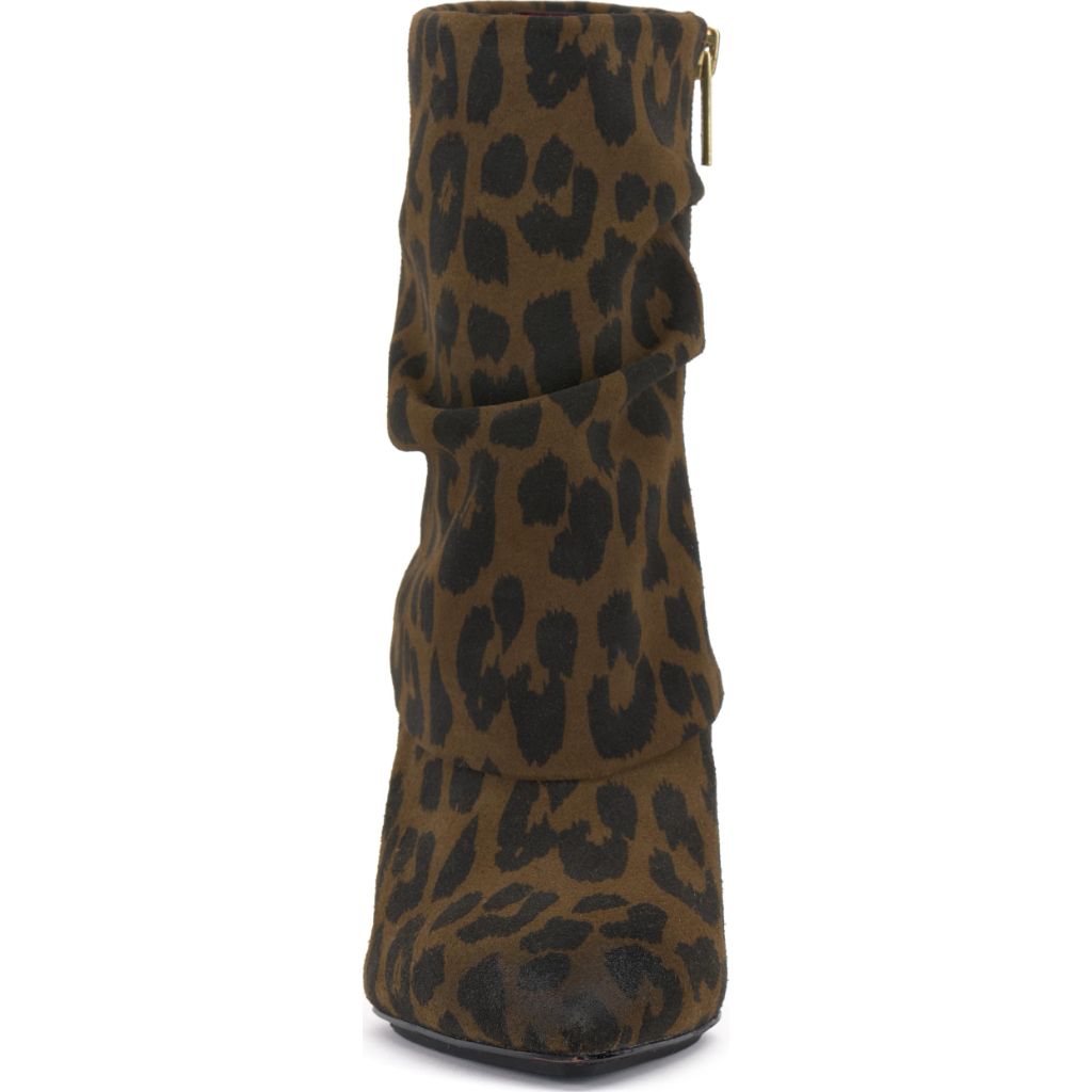 Vince Camuto Blaira Slouch Ankle Bootie Leopard-Print SZ 7