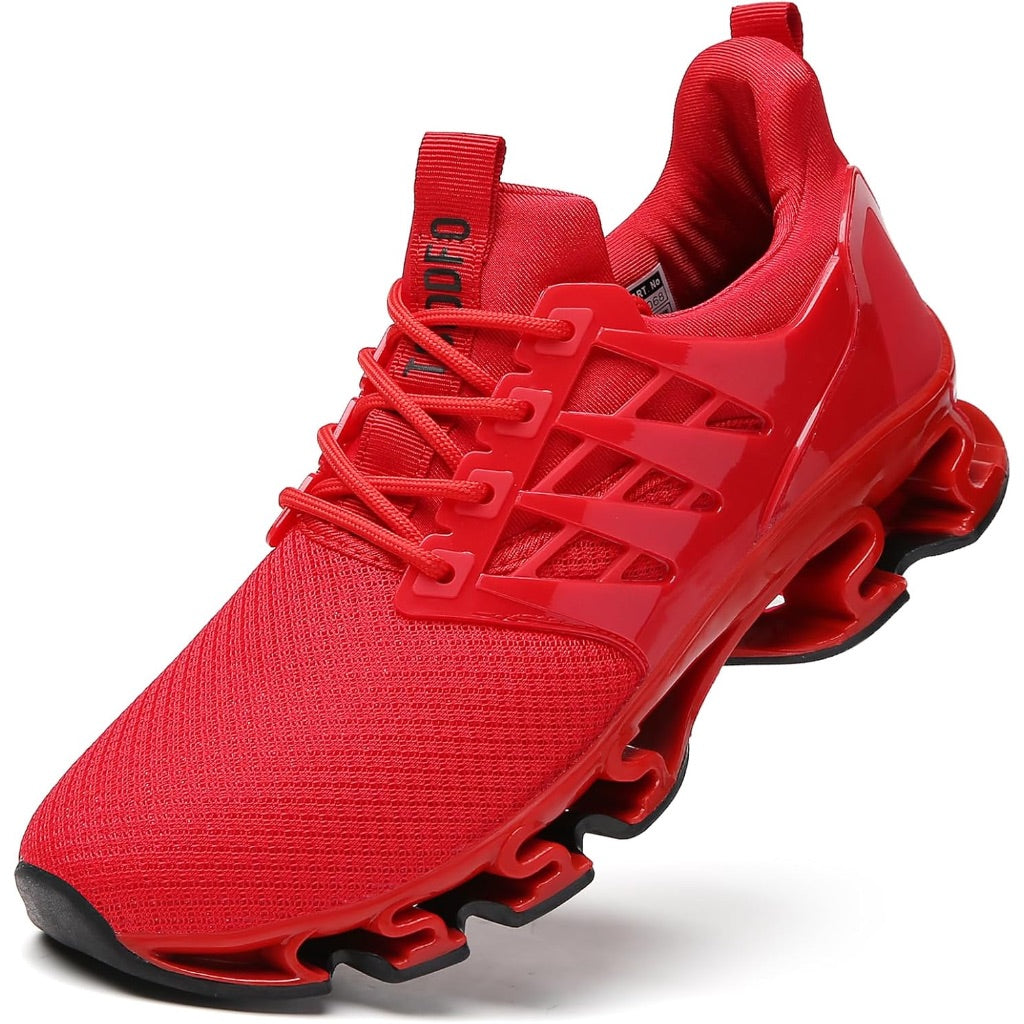 Women's Slip On Athletic Sneakers - Red, Size 7.5