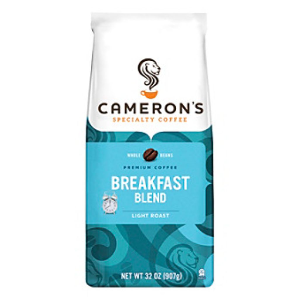 Cameron's Coffee Breakfast Blend Light Roast Whole Bean Coffee - 32oz