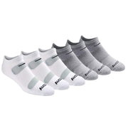 SZ L, Saucony Men's Run Dry Mesh Ventilating Comfort Fit Performance No-Show Socks (6 Pairs)
