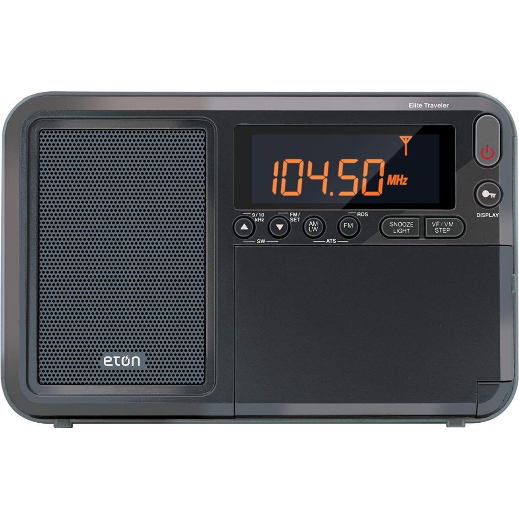 Eton Elite Traveler AM/FM, Longwave, Shortwave Radio with RDS, with High-Contrast LCD