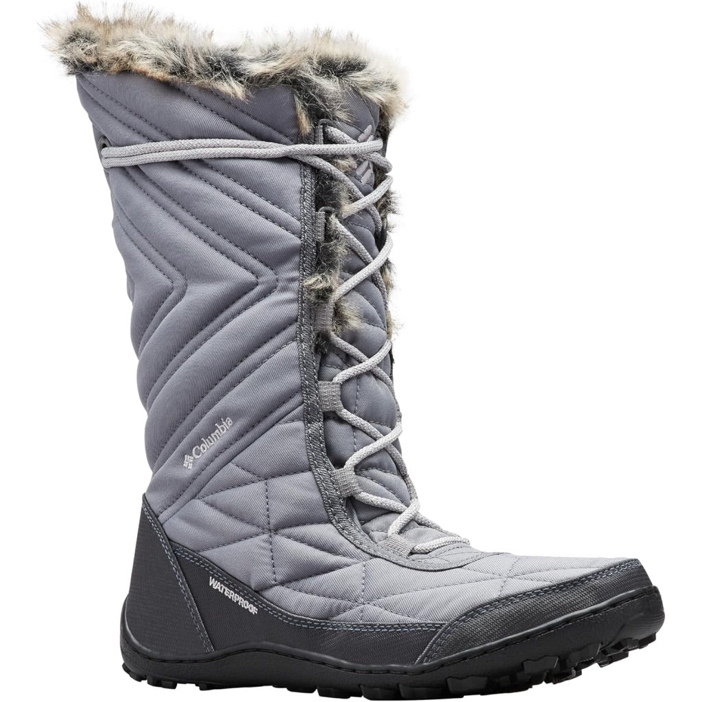 Columbia Women's Minx Mid III Snow Boots, Titanium Gray Steel/Gray Ice, Size 8