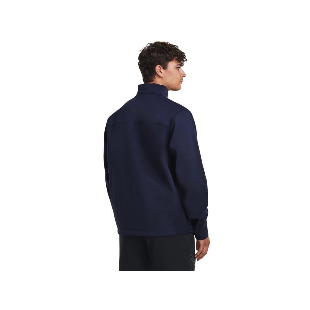Under Armour Men's ColdGear Soft Shell, Midnight Navy/Black SZ L