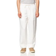 Cubavera Men's Linen-Blend Pants with Drawstring, Bright White - size 3XB/3XG