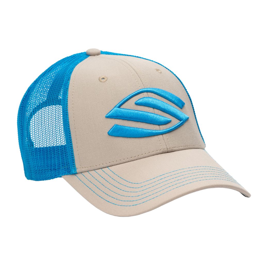Selkirk Amped Trucker Pickleball Hat | Pickleball Hats for Men | Pickleball Hats for Women | Adjustable Snap Closure | Blue |