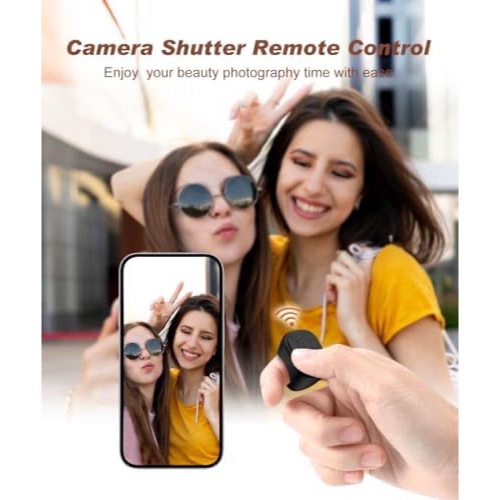 TikTok Scrolling Ring - Remote Control for TikTok, Bluetooth Page Turner Ring Scroller for iPhone iPad, Camera Shutter Short Video and Music Remote Controller, iOS Android Phone Compatible