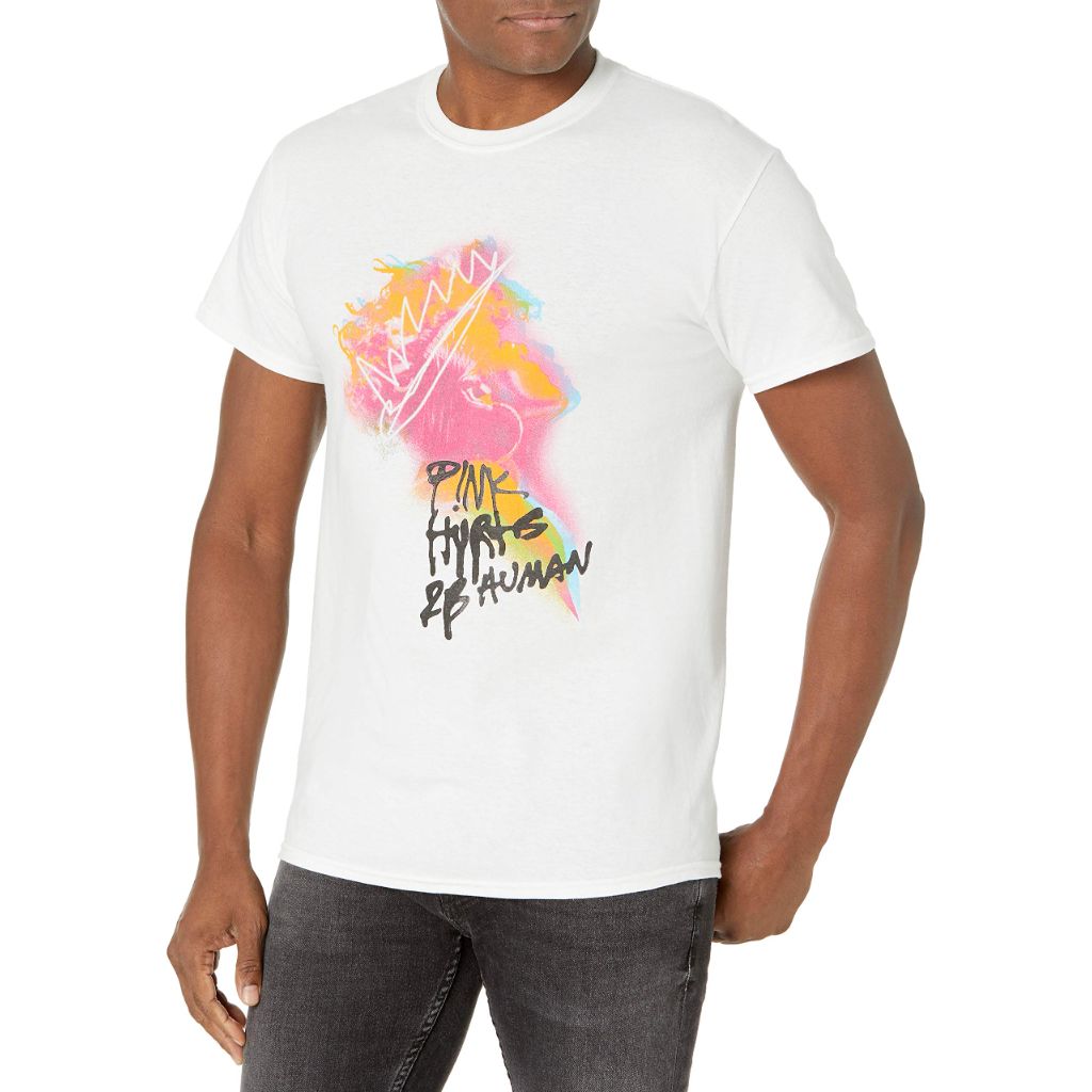 PNK Crown Photo T-Shirt, White, X-Large