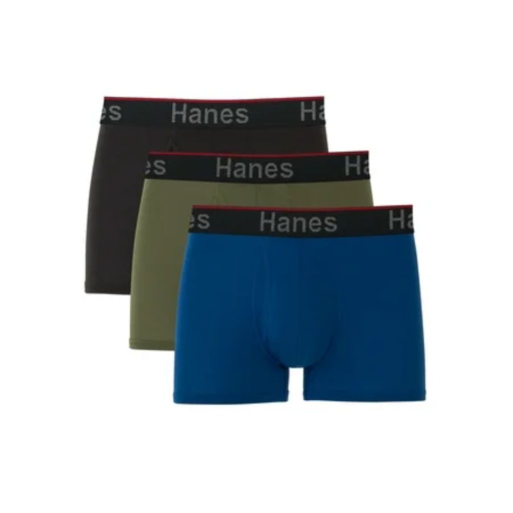 Hanes Men's Total Support Pouch Trunks - Multi-Color, Small (3 Pair)