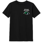 KIPP Texas Kipp Austin Academy of Arts & Letters Short Sleeve Crewneck T-Shirt, Black, XL- 14-16
