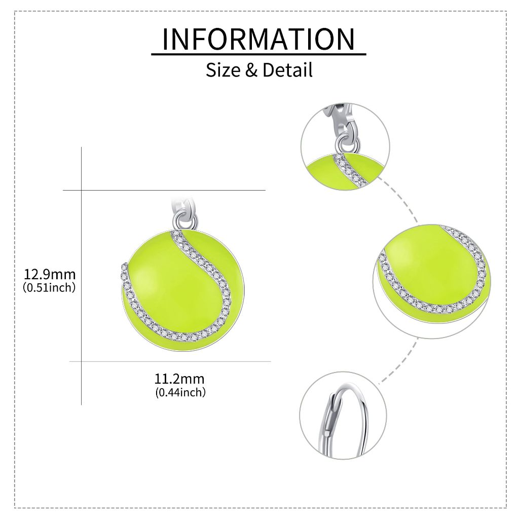 YFN Sterling Silver Football Dangle Drop Earrings - Football Lovers Gifts, Jewelry for Women