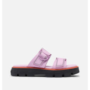 Sorel REIN CB  Women's Slide Sandal, Aura/Black - Size 8 (DAMAGED BOX)