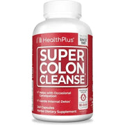 Health Plus Super Colon Cleanse 60 Day Supply of Gentle Gut Cleanse Detox  Psyllium Husk  Probiotics for Constipation Relief & Digestive Support  240 Capsules