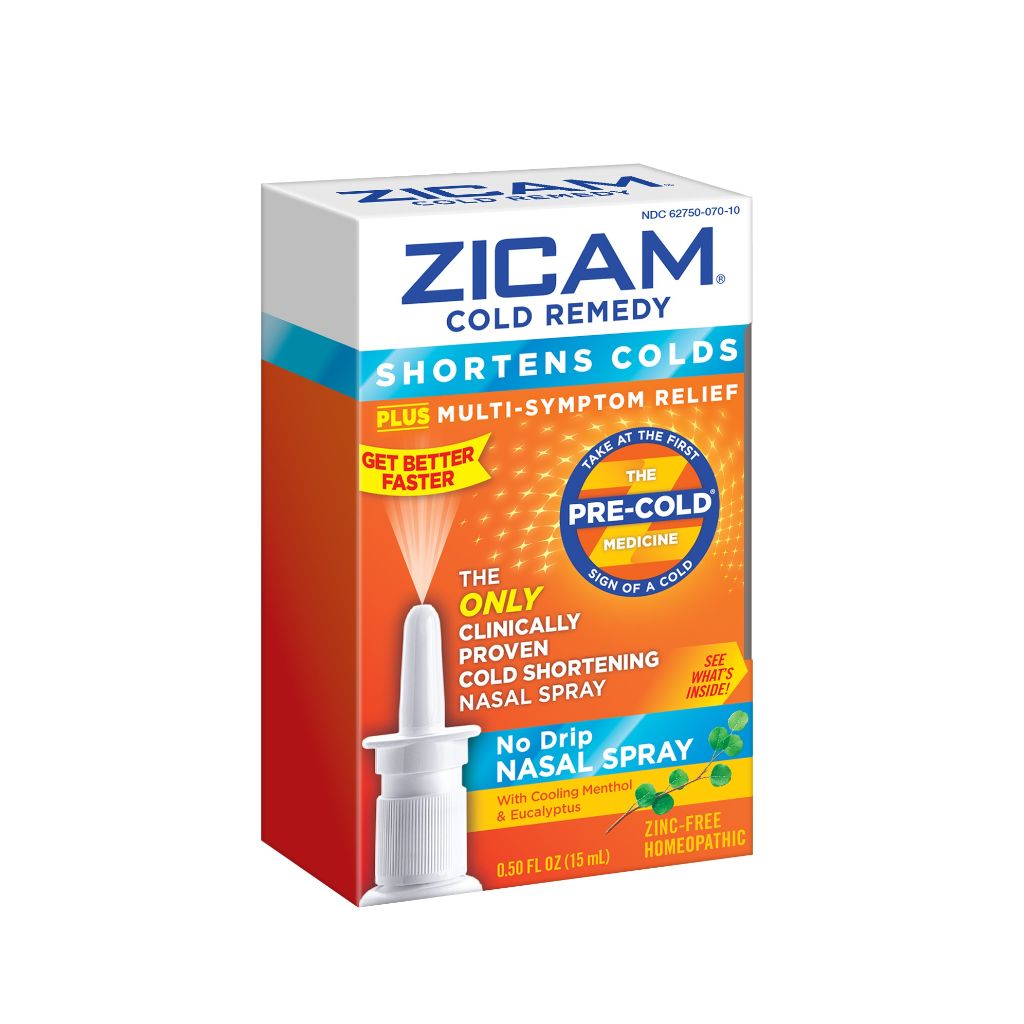 Zicam Cold Remedy Cold Shortening No-Drip Zinc-Free Nasal Spray - 0.5 fl. oz.